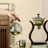Artisan Theepot Set - Unieke Druppelvrije Theepot met Magnetische Uitloop, Theefilter en Ergonomische Handgreep
