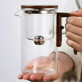 Elegante Glazen Theepot met Zeef - Stijlvol Ontwerp voor het Bereiden van Losse Thee