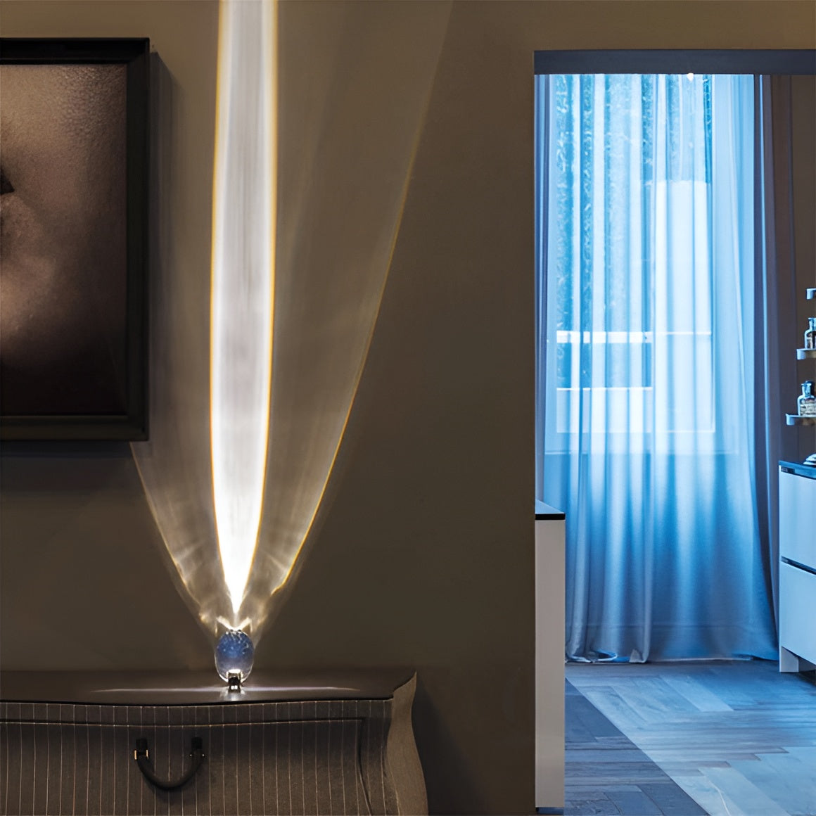 Prismatische Projector Lamp met LED – Lunara