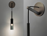 Minimale Wandlamp met Rookglas – Orvane