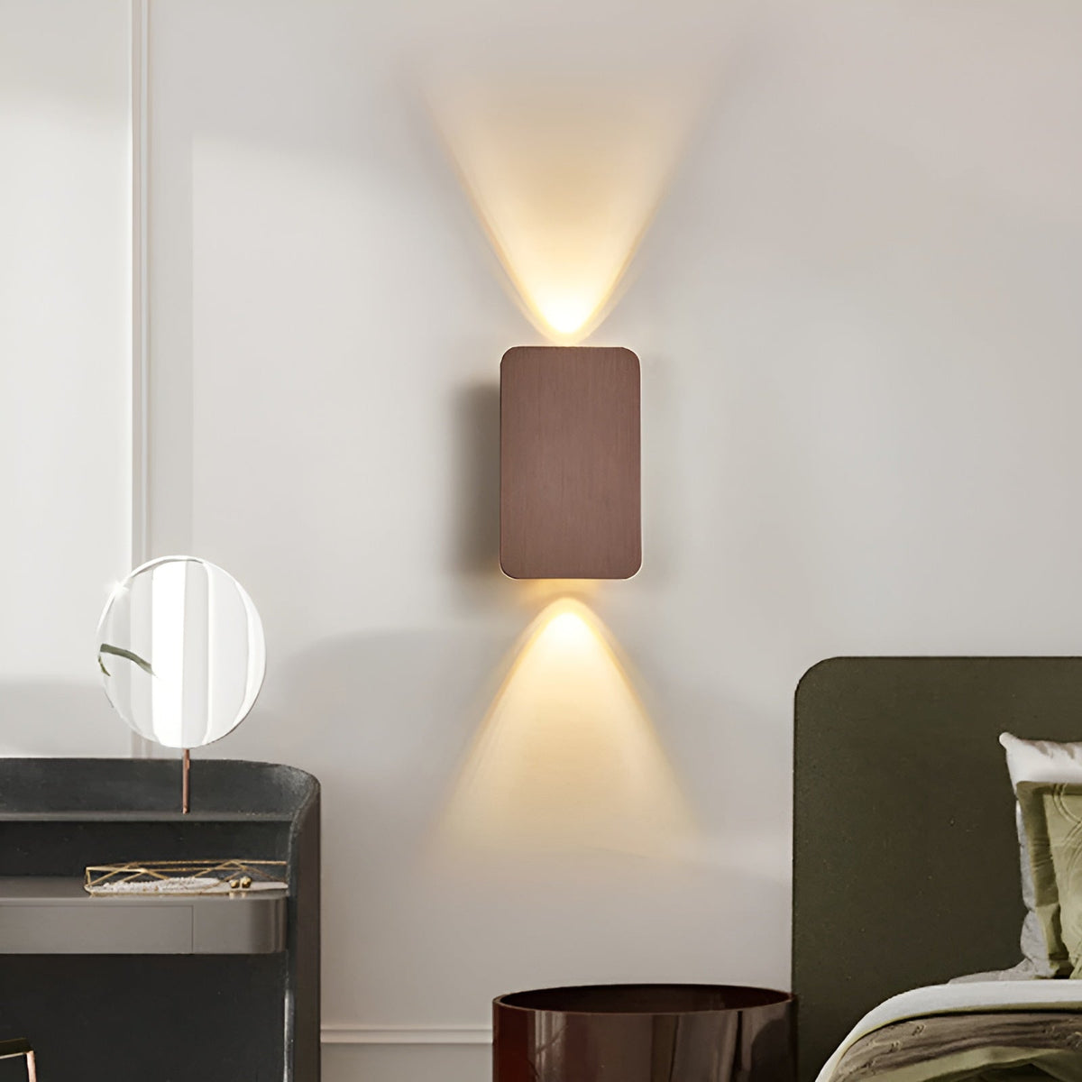 LightNest | Minimalistische Strakke Rechthoekige LED Wandlamp in Compact Formaat