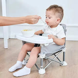 Mini Opvouwbare Kinderstoel - Comfortabel Voeden en Spelen
