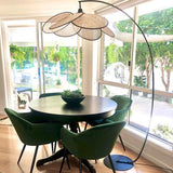 Rieten Wicker Vloerlamp – Handgemaakte Natuurlijke Elegantie voor een Warme Sfeer