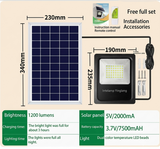 Zonne-LED Veiligheidsstraaler LumiSecure Duo | 2er-Set | 1200LM Superhelder | IP65 Waterdicht | Tuin, Hof & Terras