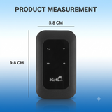MiFiConnect 4G | Draagbare 3G/4G LTE Mobiele Hotspot Router – Ontgrendeld WiFi Breedbandapparaat