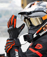 THERMOGRIP Moto Handschoenen – Waterdichte Winter-Motorrijdershandschoenen met 3-laags Isolatie & Koolstofvezel Bescherming