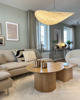 Subtiele Japandi Lamp met Verlichtingsverduisteringseffect