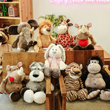 JunglePals | Jungle Dieren Pluche Vrienden – Zachte Knuffel Speelmaatjes