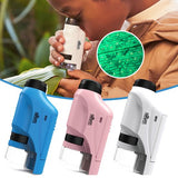 Kinderen Draagbare Microscoop 60x-120x Vergroting Educatief Speelgoed Duurzaam Kindvriendelijk