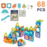 Kinderen Marmerloop Creatief Magnetisch Speelgoed 68 Stukken ABS Veilige Materialen voor Kinderen