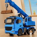 BuildPlay Kraanwagen Speelgoed – Bouwvoertuig met Licht, Geluid & Beweegbare Kraanarm (vanaf 3 jaar)