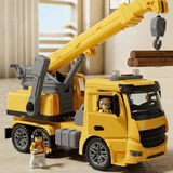 BuildPlay Kraanwagen Speelgoed – Bouwvoertuig met Licht, Geluid & Beweegbare Kraanarm (vanaf 3 jaar)