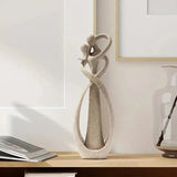ArtisKiss - Romantische hars sculptuur voor elegante woninginrichting