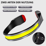 Krachtige hoofdlamp met breedstraal-LED – BrightBeam