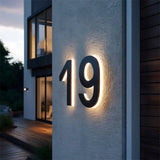 LICHTTEKEN – Individueel aanpasbare LED-huisnummers voor moderne woningen