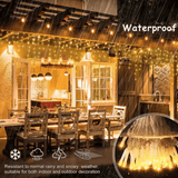 ILLUMERA – LED-Tuin gordijn 4 × 0,6 m met weerbestendige elegantie