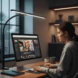 TASKBRIGHT – Flexibele Zwanenhals-LED-Bureau Lamp voor Kantoor & Thuis