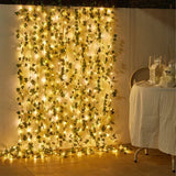 BOTALUX – Elegante groene LED-lampjesketting in bladvorm (batterijvoeding)