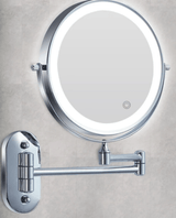 MAGNIFILUX – LED-vergrotingsspiegel met instelbare verlichting en oplaadbare accu