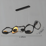 Moderne Artistieke Hanglamp – Sculpturale LED Plafondlamp met Dimbare Optie
