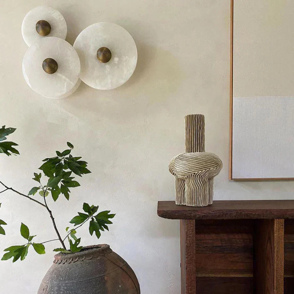 Alabaster Wandlamp – Minimalistische Luxe Verlichting | Sfeervolle Wanddecoratie