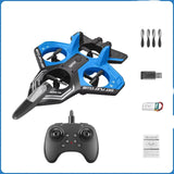 Lichte RC-vliegtuig met gyroscopische stabilisatie en LED-verlichting – ideaal voor beginners en kinderen