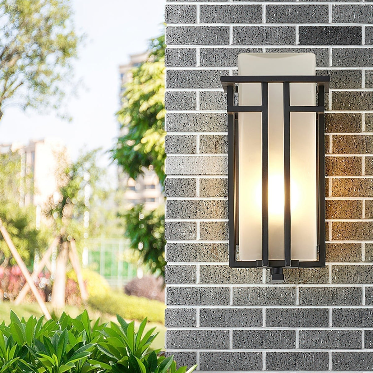 ARVINA Wandlamp Buiten – Retro IJzeren Design met Glas – IP65 – E27 Fitting