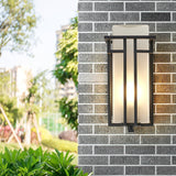 ARVINA Wandlamp Buiten – Retro IJzeren Design met Glas – IP65 – E27 Fitting