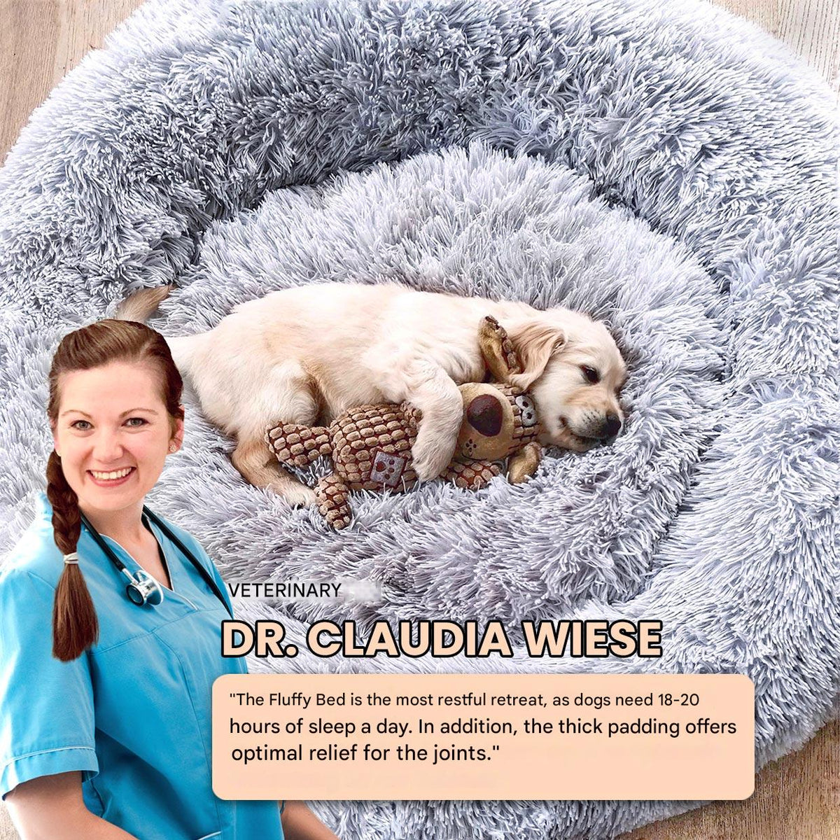 Hondenbed Fluffy Plus – Het Origineel