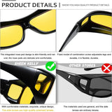 LunarisGlow | Anti Glare Nacht Rijglazen met UV400 Bescherming