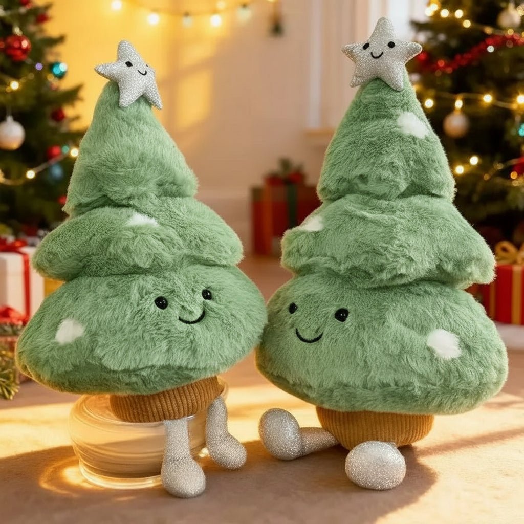 FESTIVETREE – Schattige pluche kerstboomfiguur voor gezellige kerstkamers