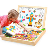 KreativBox Magnetspel – Leerplezier met Puzzel & Tekenbord
