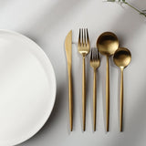 Luxe Roestvrijstalen Bestekset – Goudkleurig Design | 24-delig / 48-delig