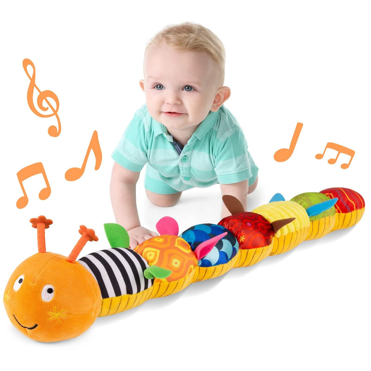Muzikale Rups Knuffel - Interactief en Zacht