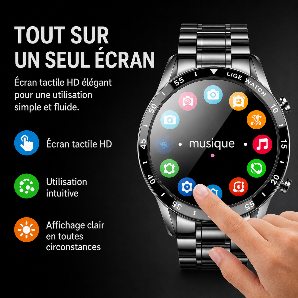 Luxe 4G Smartwatch - Voor Bellen en Connectiviteit met Stijl