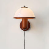 Paddenstoelen Houten Wandlamp – Elegante Eiken Afwerking met Zachte LED Glans