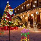 HOLLYPOUR – Zonne-kerstman Gieter Lantaarn voor gezellige Wintertuin Decoratie