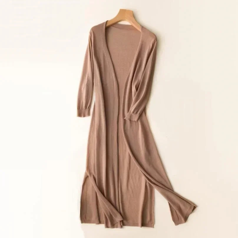 Zomer dames lang vest – Elegant lichtgewicht vest voor stijlvolle en luchtige looks