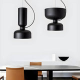 Orlee Hanglamp – Modern Geometrisch Ontwerp in Mat Zwart, Wit & Grijs