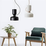 Orlee Hanglamp – Modern Geometrisch Ontwerp in Mat Zwart, Wit & Grijs