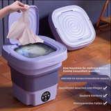 NanoWash - Opvouwbare 8L Wasmachine voor Studenten en Reizen