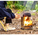Inklapbare RVS Houtkachel - TrailFlame