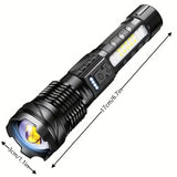 Ultrafelle Militair Zaklamp met 5000 Lumen - PowerBeam