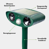 Zonne-energie Kattenverjager - NatureGuard