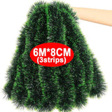 TREELINE – Premium Groene Decoratietape voor Kransen en Kerstboomdecoratie