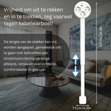 PowerReach | De slimme, stijlvolle uitschuifbare stopcontactdoos voor modern wonen