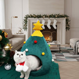 CATYPINE – Kerstboom-kattenbed voor een gezellige winterervaring