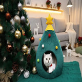 CATYPINE – Kerstboom-kattenbed voor een gezellige winterervaring