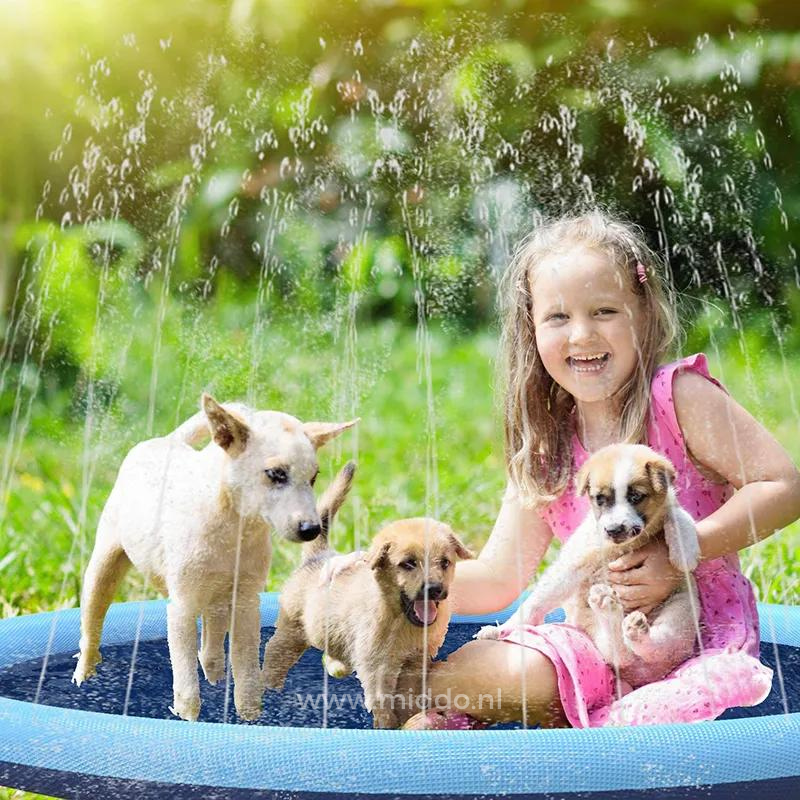 Speelgebied met waterstralen – SplashZone