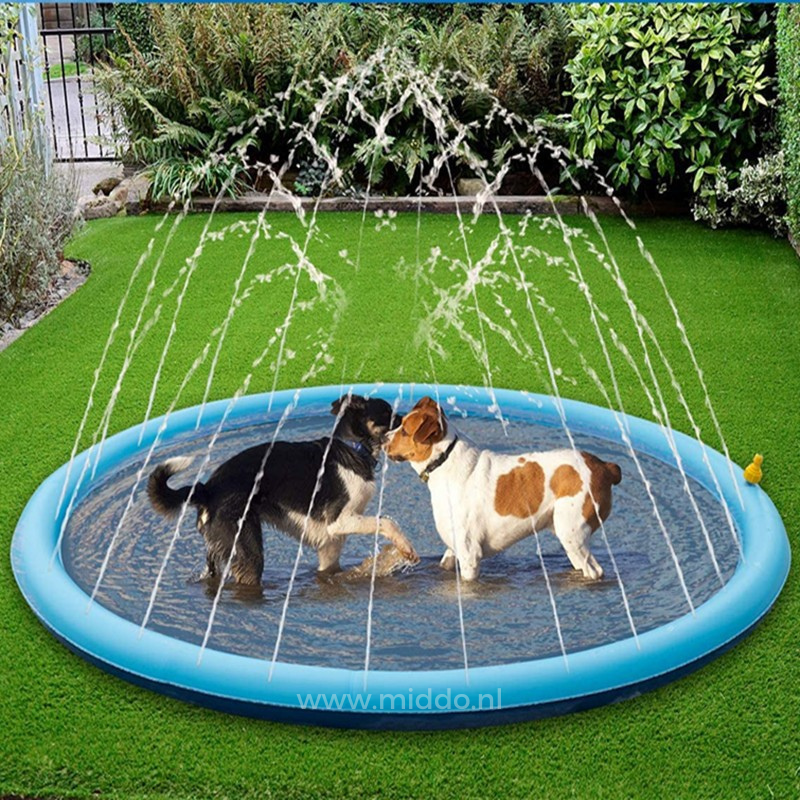 Speelgebied met waterstralen – SplashZone